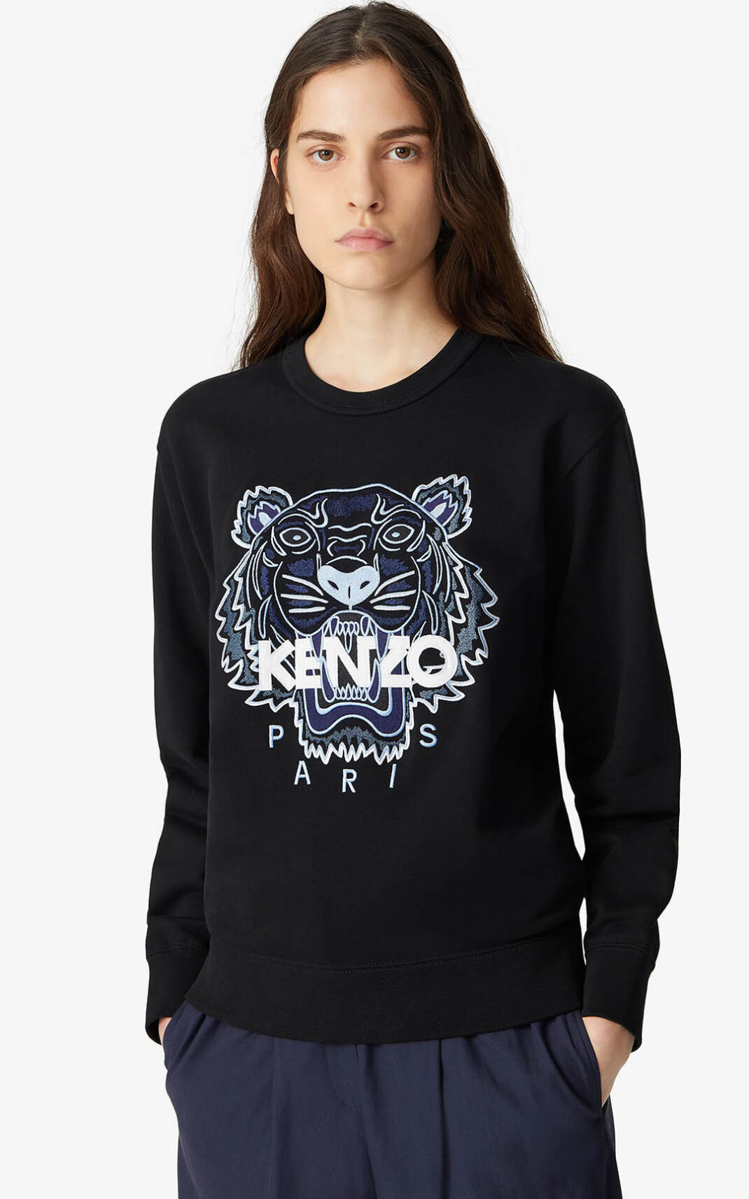 Sudadera Kenzo Tiger Mujer Negras - SKU.8651005